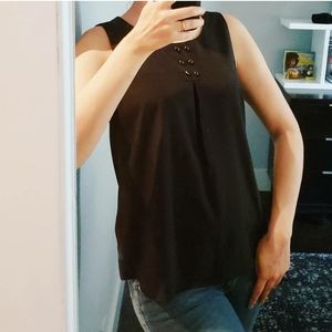 Gap Black Beaded Tank
